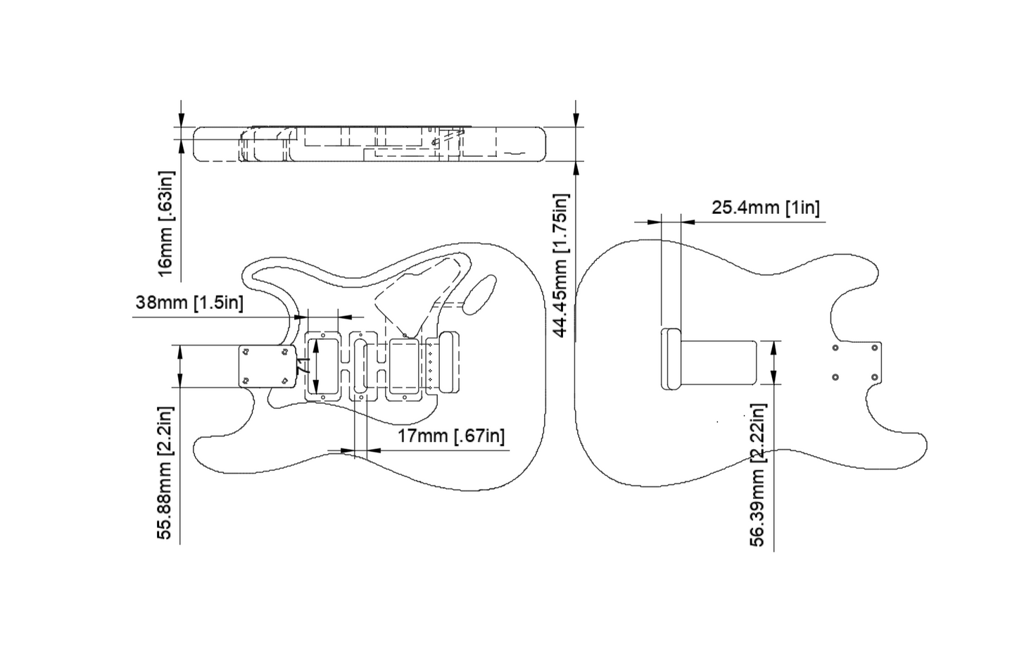 Fender Stratocaster Body