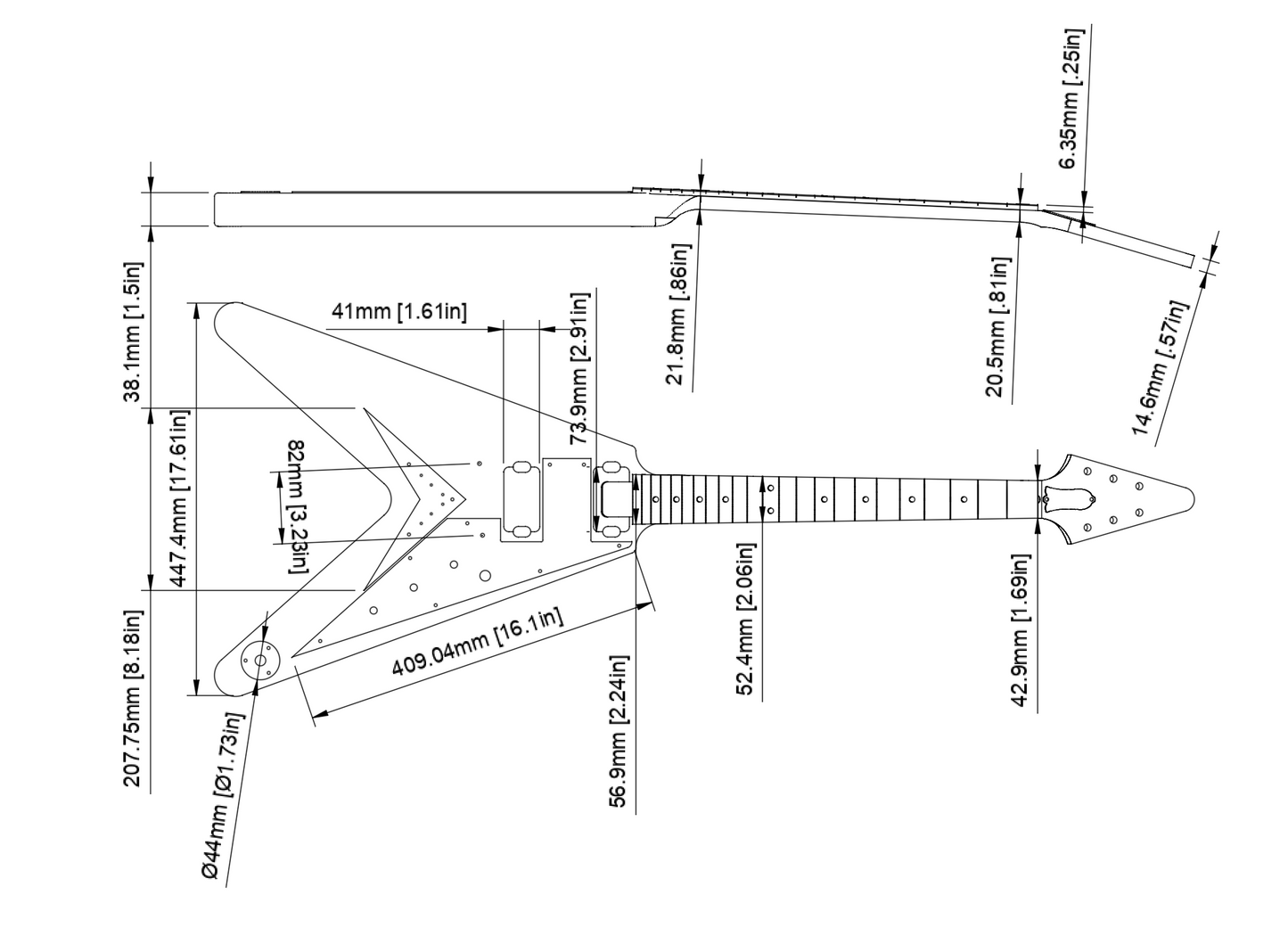 Gibson Flying V 58''