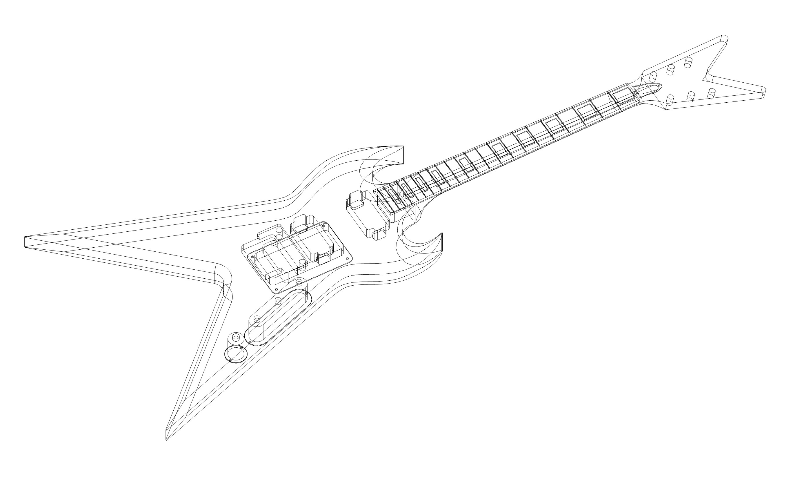 Dean Splittail Floyd Rose