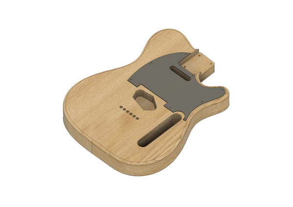 telecaster guitar body CNC files for milling machine