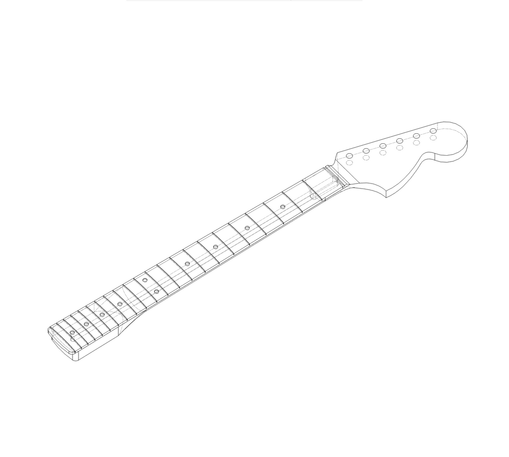 Stratocaster CBS Style Neck
