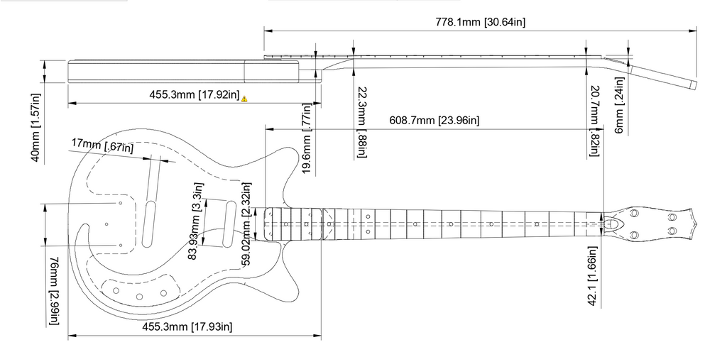 Danelectro Long Scale Bass