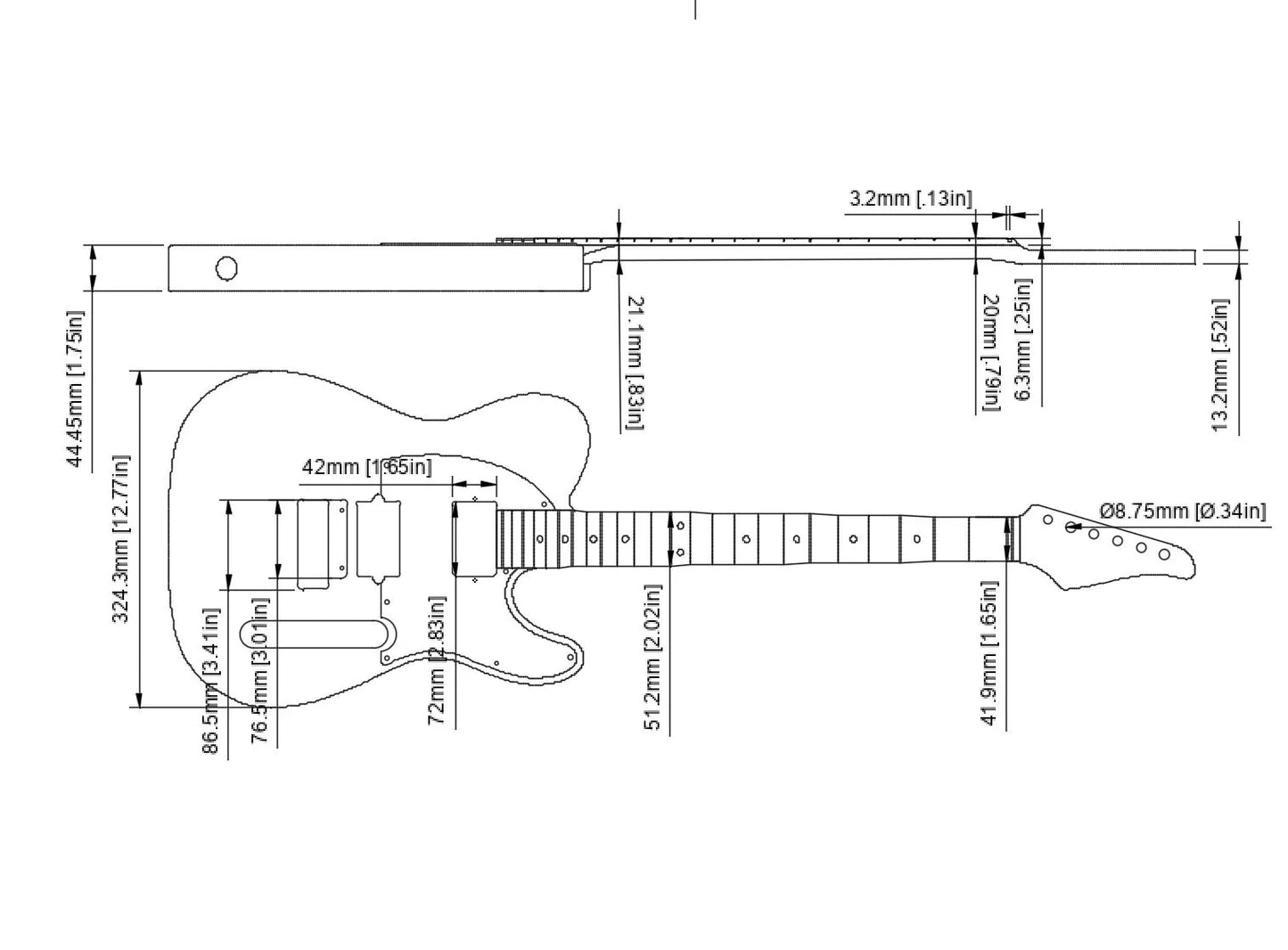 Suhr Andy Wood Modern T SIG-0047